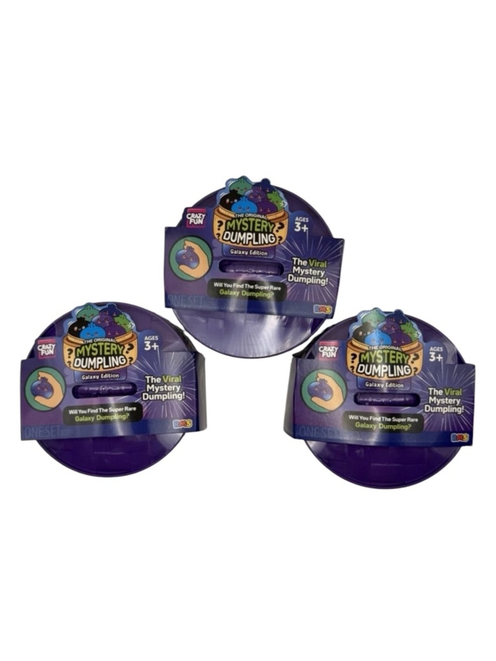 Super Rare! The Original Mystery Squishy Bun Dumpling Set- Galaxy Edition Bundle